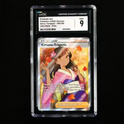 CGC 9 MINT 2022 Pokemon GER Furisode Girl F 190/195 Ultra Rare Holo - Image 2