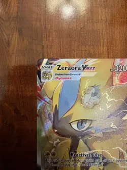 Pokemon Zeraora Vmax GG42/GG70 Full Art Holo Rare Crown Zenith NM/M PACK FRESH! - Image 3