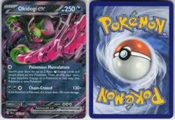 Okidogi ex 036/064 Double Rare Shrouded Fable Pokemon Holo Near Mint - Image 2