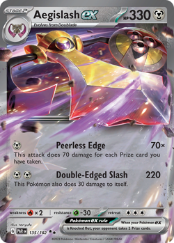 Aegislash ex 135/182 Double Rare Paradox Rift Pokemon Holo Near Mint - Image 1