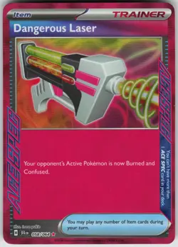 Dangerous Laser 058/064 ACE SPEC Rare Shrouded Fable Pokemon Holo Near Mint - Image 3