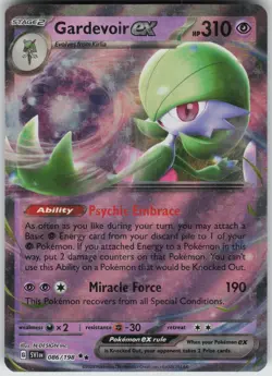 Gardevoir ex 086/198 Double Rare Scarlet & Violet Pokemon Holo Near Mint - Image 3
