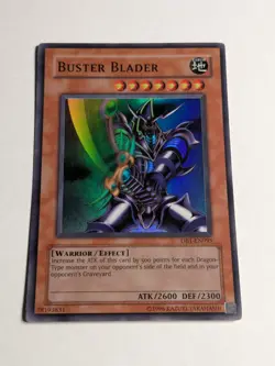 Yugioh Buster Blader DB1-EN095 Super Rare Unlimited LP - Image 1