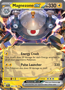 Magnezone ex 065/198 Double Rare Scarlet & Violet Pokemon Holo Near Mint - Image 1