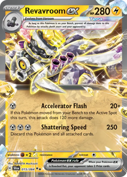Revavroom ex 015/064 Double Rare Shrouded Fable Pokemon Holo Near Mint - Image 1