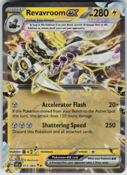 Revavroom ex 015/064 Double Rare Shrouded Fable Pokemon Holo Near Mint - Image 3