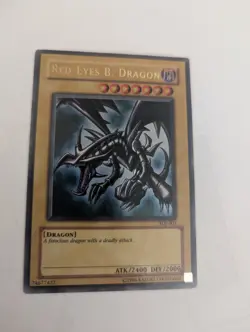 Yugioh! Red-Eyes B. Dragon SDJ-001 Ultra Rare Unlimited Mint condt. - Image 3