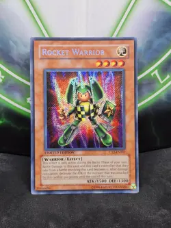 Yugioh Rocket Warrior CT2-EN005 Limited Edition Secret Rare NM - Image 1