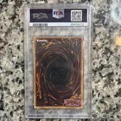 Konami Yu-Gi-Oh! Blue-Eyes White Dragon REPRINT LOB Unlimited PSA 9 Ultra Holo - Image 2