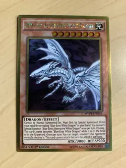 Blue-Eyes Alternative White Dragon MVP1-ENG46 The Dark Side of Dimensions Movie - Image 1