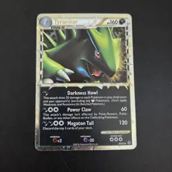 Pokemon Card - Tyranitar HG SS Unleashed 88/95 Ultra Rare Holo - Image 1