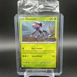 Pokemon Genesect 008/094 Best Buy Phantasmal Flames Stamped Promo Card-Sealed - Image 1