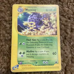 Weezing Expedition 2002 Non Holo Card 70/165 2002 Pokemon TCG - Image 1