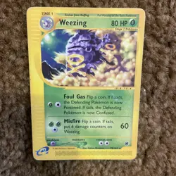Weezing Expedition 2002 Non Holo Card 70/165 2002 Pokemon TCG - Image 3