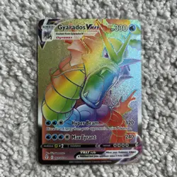 Pokemon Gyarados VMAX 207/203 Secret Rare Full Art Holo Evolving Skies Card - Image 1
