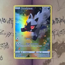 Poochyena GG33/GG70 Crown Zenith Galarian Gallery Holo NM Pokemon Card English - Image 1