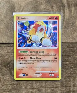 Pokemon Entei Holo Rare TCG Card Secret Wonders 4/132 - Image 1