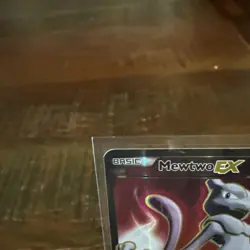 Pokemon Mewtwo-EX TCG Full Art Ultra Rare Holo Card Breakthrough 158/162 - Image 2