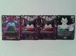 lot of 4 Dragon Ball Super SR card NM (4 cards) - Image 1