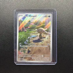 Pokemon Paldean Wooper Reverse Holo 60 HP SV02: Paldea Evolved 102/094 Card - Image 1