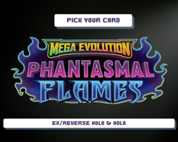 Pokemon Phantasmal Flames: Pick Your Card – ex/Reverse Holo/Holo NM TCG - Image 1