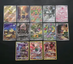 Pokemon TCG Full Art Lot Of 13 English Cards IR Illustration Rares NM/M - Image 1