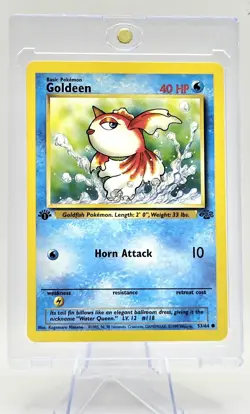 Pokemon TCG Goldeen Jungle 1st Edition Common Card 53/64 Wotc 1995 Vintage NM - Image 5