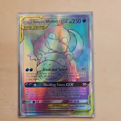 Pokemon Slowpoke & Psyduck GX Holo Card 239/236 Secret Edition, Unified Minds - Image 1
