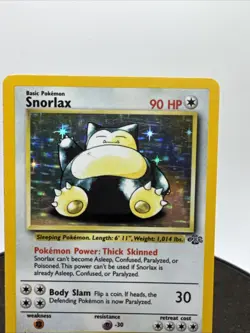 Pokemon Card Snorlax Holo Unlimited Jungle Set WotC 1999 Ultra Rare 11/64 - Image 2