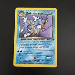 Pokemon Card - Dark Gyarados Holo Rare 8/82 Team Rocket WOTC - Image 1