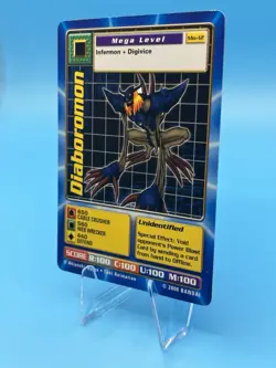 Diaboromon Mo-12 Digimon Movie Promo Card 2000 LP - Image 2