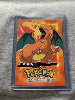 Charizard E6 of 12 Blue Logo Topps Movie Edition Pokemon Card LP-NM - Image 1