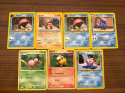 Yuma Morii Pokemon Cards, 7 Card Lot - Image 1