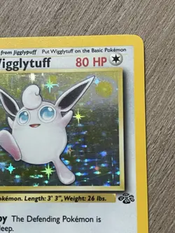 Pokemon TCG Wigglytuff Jungle 16/64 1st Edition Holo Rare LP Card WOTC Vtg ! - Image 4