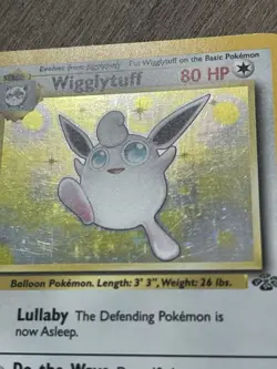 Pokemon TCG Wigglytuff Jungle 16/64 1st Edition Holo Rare LP Card WOTC Vtg ! - Image 5