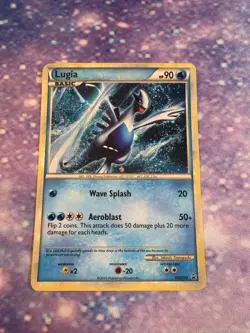 Lugia HGSS02 HeartGold SoulSilver Promo Holo Rare MP Pokemon Card - Image 1