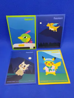 Pokemon Road Trip FULL SET Individual Card Sleeves Pokemon Center China Original - Image 1