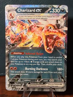 Charizard ex - 125/197 - SV03: Obsidian Flames Pokemon Card - LP/NM - Image 1