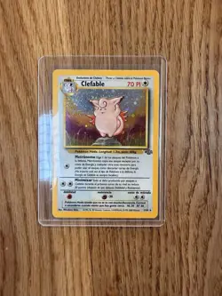 Clefable 01/64 Jungle Spanish Holo Rare Pokemon Card - Image 1