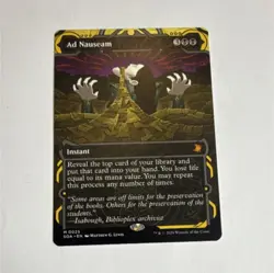 MTG Ad Nauseam Foil Black Instant Mystical Archive M/NM Strixhaven - Image 1