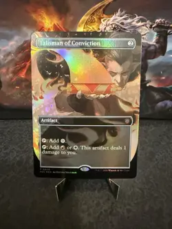 Talisman of Conviction (Borderless) Codex Secrets of Strixhaven Foil - Image 1