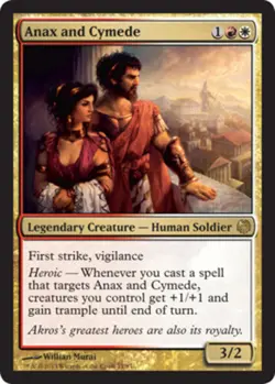 x1 Anax and Cymede - Foil R MTG Theros M/NM, English - Image 1