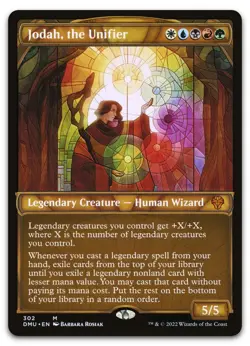 Jodah, the Unifier (Showcase) #302 (NM) Dominaria United DMU Magic MTG - Image 1