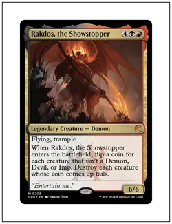 1x Rakdos, the Showstopper, Ravnica Clue Edition, Magic MTG NM - Image 1