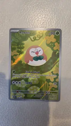 Rowlet 090/088 Pokemon TCG Perfect Order Illustration Rare Holo NM - Image 1