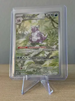 Pokemon Nidoking 174/165 Sv: Scarlet & Violet 151 Illustration Rare Full Art Ho… - Image 4