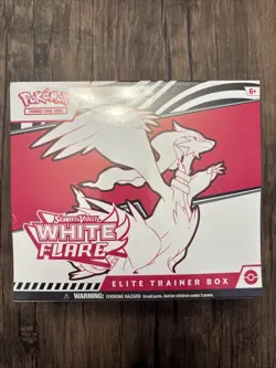 Pokemon TCG Scarlet & Violet White Flare ETB Elite Trainer Box Sealed - Image 1