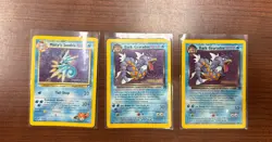 Pokemon TCG Vintage Lot Prerelease Misty’s Seadra Dark Gyarados X2 Holo LP - Image 1