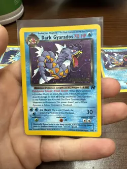 Pokemon TCG Vintage Lot Prerelease Misty’s Seadra Dark Gyarados X2 Holo LP - Image 4
