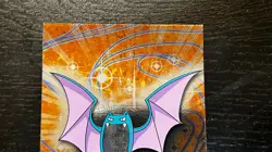1999 Topps CHROME SERIES Pokemon GOLBAT #42 TV Animation Edition HOLO - Image 2